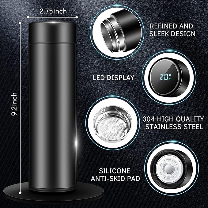 Mega Promoción Termo Digital + Audífonos Bluetooth